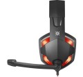 Słuchawki z mikrofonem Defender WARHEAD G-370 podświetlane Gaming + GRA czarno-czerwone - 1030251