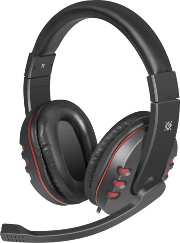 Słuchawki z mikrofonem Defender WARHEAD G-160 Gaming czarno-czerwone + GRA - 785319