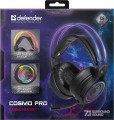 Słuchawki z mikrofonem Defender COSMO PRO 7.1 VIRTUAL SOUND podświetlane Gaming USB RGB + GRA - 1068280