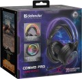 Słuchawki z mikrofonem Defender COSMO PRO 7.1 VIRTUAL SOUND podświetlane Gaming USB RGB + GRA - 1068291