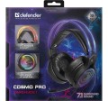 Słuchawki z mikrofonem Defender COSMO PRO 7.1 VIRTUAL SOUND podświetlane Gaming USB RGB + GRA - 1068279