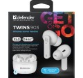 Słuchawki z mikrofonem Defender TWINS 903 bezprzewodowe Bluetooth białe - 1011190