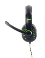 Słuchawki z mikrofonem Esperanza Crow Gaming czarno-zielone - 1068000