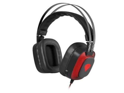 Słuchawki z mikrofonem Genesis Radon 720 Gaming Virtual 7.1 LED czarno-czerwone - 675750