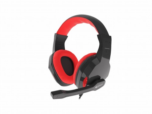 Słuchawki z mikrofonem Genesis Argon 100 Gaming czarno-czerwone - 785432