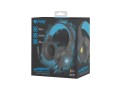 Słuchawki z mikrofonem Fury Warhawk podświetlenie RGB Gaming czarno-niebieskie - 785425