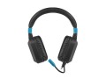 Słuchawki z mikrofonem Fury Raptor Gaming podświetlenie RGB czarno-niebieskie - 785265