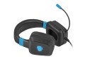 Słuchawki z mikrofonem Fury Raptor Gaming podświetlenie RGB czarno-niebieskie - 785267
