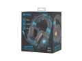 Słuchawki z mikrofonem Fury Raptor Gaming podświetlenie RGB czarno-niebieskie - 785262