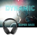 Słuchawki z mikrofonem Qoltec bezprzewodowe nauszne | BT |Super Bass Dynamic | Czarne - 892063