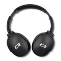 Słuchawki z mikrofonem Qoltec bezprzewodowe nauszne | BT |Super Bass Dynamic | Czarne - 892066