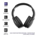 Słuchawki z mikrofonem Qoltec bezprzewodowe nauszne | BT |Super Bass Dynamic | Czarne - 892061
