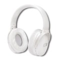 Słuchawki z mikrofonem Qoltec bezprzewodowe nauszne | BT |Super Bass Dynamic | Białe perłowe - 892037
