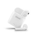 Słuchawki bezprzewodowe z mikrofonem Savio TWS-01 Bluetooth białe - 1192723
