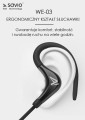 Słuchawki bezprzewodowe z mikrofonem Savio WE-03 Bluetooth czarne - 1010792
