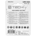 Baterie alkaliczne Techly 1,5V AAA LR03 4szt. - 1369725