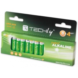 Baterie alkaliczne Techly 1,5V AAA LR03 12szt.