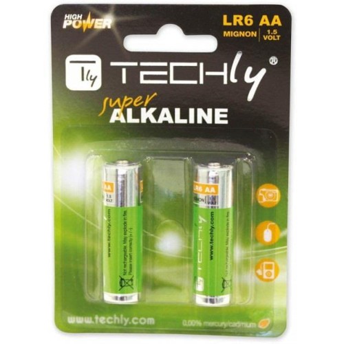 Baterie alkaliczne Techly 1,5V AA LR6 2szt. - 969706