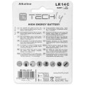 Baterie alkaliczne Techly 1,5V C R14, 2szt. - 1369741