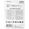 Baterie alkaliczne Techly 9V 6LR61 PP3, 1szt. - 1369742