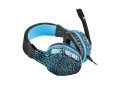 Słuchawki z mikrofonem Fury Hellcat LED Gaming czarno-niebieskie - 1068043