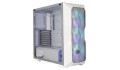 Obudowa Cooler Master MasterBox TD500 Mesh Midi Tower z oknem, biała, ARGB + kontroler - 925268