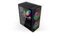 Obudowa KRUX Vortex ATX, z oknem, bez zasilacza, czarna - 1062241
