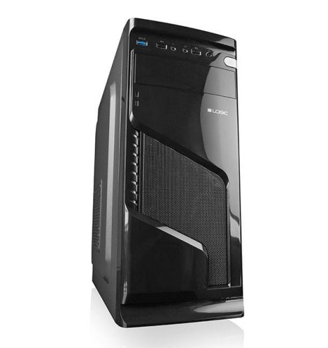 Obudowa LOGIC K1 ATX/mATX Midi USB 3.0 Black bez zasilacza - 770836