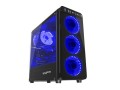 Obudowa Genesis Irid 300 ATX Midi z oknem, USB 3.0 niebieskie podświetlenie - 677348