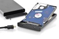 Obudowa DIGITUS USB 2.0 na dysk SSD/HDD 2.5" SATA II, 9.5/7.5 mm, aluminiowa - 1208202