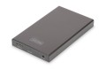 Obudowa Digitus USB 3.0 na dysk SSD/HDD 2.5" SATA III, 9.5/7.5mm, aluminiowa - 970701