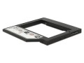Adapter Delock HDD Ramka 5.25"->2.5" SLIM 9.5MM ( HDD w miejsce CD/DVD w notebooku) - 1375432