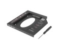 Adapter HDD Lanberg ramka 5.25" -> 2.5" SLIM 9.5mm HDD w miejsce CD/DVD - 1037696
