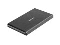 Obudowa na dysk HDD/SSD Natec RHINO USB 2.0 SATA 2,5" Aluminum Black Slim - 726161