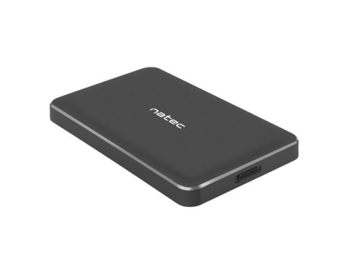 Obudowa na dysk HDD/SSD Natec Oyster Pro 2,5" USB 3.0 aluminium czarna slim - 1169601