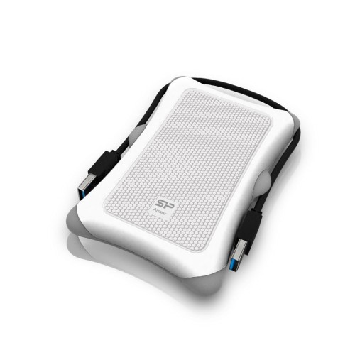 Dysk zewnętrzny Silicon Power ARMOR A30 1TB 2,5" 5400 USB 3.0 WHITE / PANCERNY / wstrząsoodporny - 1018070