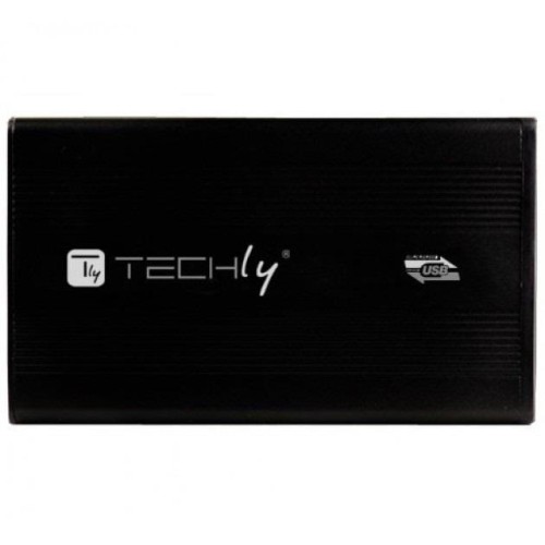 Obudowa na dysk Techly SATA 2.5", USB 3.0, aluminiowa, czarna - 970941
