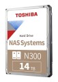 Dysk Toshiba N300 HDWG21EEZSTA 14TB 3,5" 7200 256MB SATA III NAS - 1375835