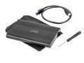 Obudowa na dysk HDD/SSD UGO Marapi S130 USB 3.0 SATA III 2,5" aluminium czarna - 1203010