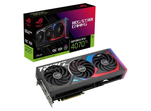 Karta VGA Asus GeForce RTX 4070 Ti ROG-STRIX-RTX4070TIO12G-GAMING OC 12GB GDDR6X 192bit 2xHDMI+3xDP PCIe4.0 - 1311749