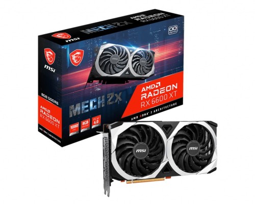 Karta VGA MSI Radeon RX 6600 XT MECH 2X 8G OC 8GB GDDR6 128bit HDMI+3xDP PCIe4.0 - 1146705