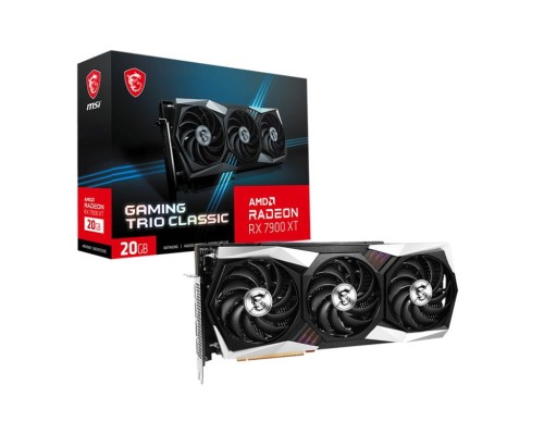 Karta VGA MSI Radeon RX 7900 XT GAMING TRIO CLASSIC 20G 20GB GDDR6 320bit HDMI+3xDP PCIe4.0 - 1320924