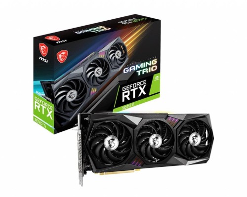 Karta VGA MSI GeForce RTX 3070 Ti GAMING TRIO 8G 8GB GDDR6 256bit HDMI+3xDP PCIe4.0 - 1376709