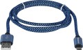 Kabel USB Defender AM-micro BM 1m 2,1A niebieski - 1376980
