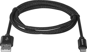 Kabel USB Defender USB-LIGHTNING 1m 2,1A czarny
