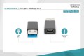 Adapter DIGITUS USB 3.0 HighSpeed Typ USB C/USB A M/Ż czarny - 1377024