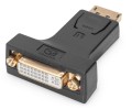 Adapter DIGITUS DisplayPort 1080p 60Hz FHD Typ DP/DVI-I (24+5) M/Ż czarny - 971808
