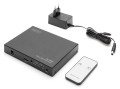 Kontroler DIGITUS ściany wideo (video wall controller) HDMI 4K 60Hz 2x2 18 Gbps z pilotem - 971815