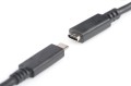 Kabel DIGITUS USB 2.0 HighSpeed Typ USB C/USB C M/Ż PD, czarny, 1,5m - 1377202
