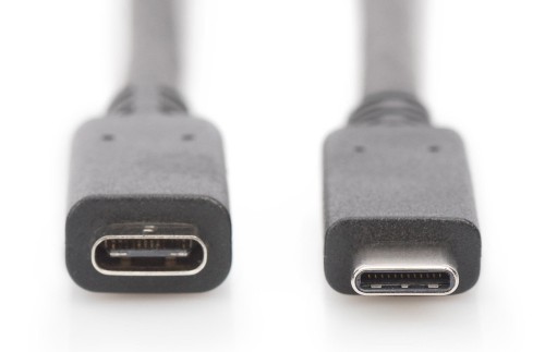 Kabel DIGITUS USB 2.0 HighSpeed Typ USB C/USB C M/Ż PD, czarny, 2,0m - 1377205